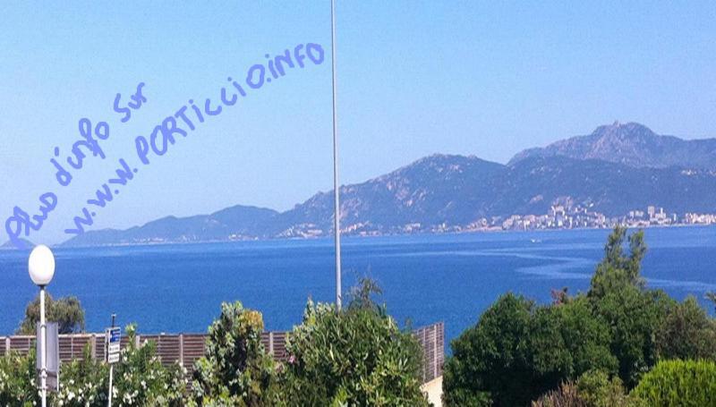 Vue Mer Panoramique Plage 50M Porticcio Corse Esterno foto