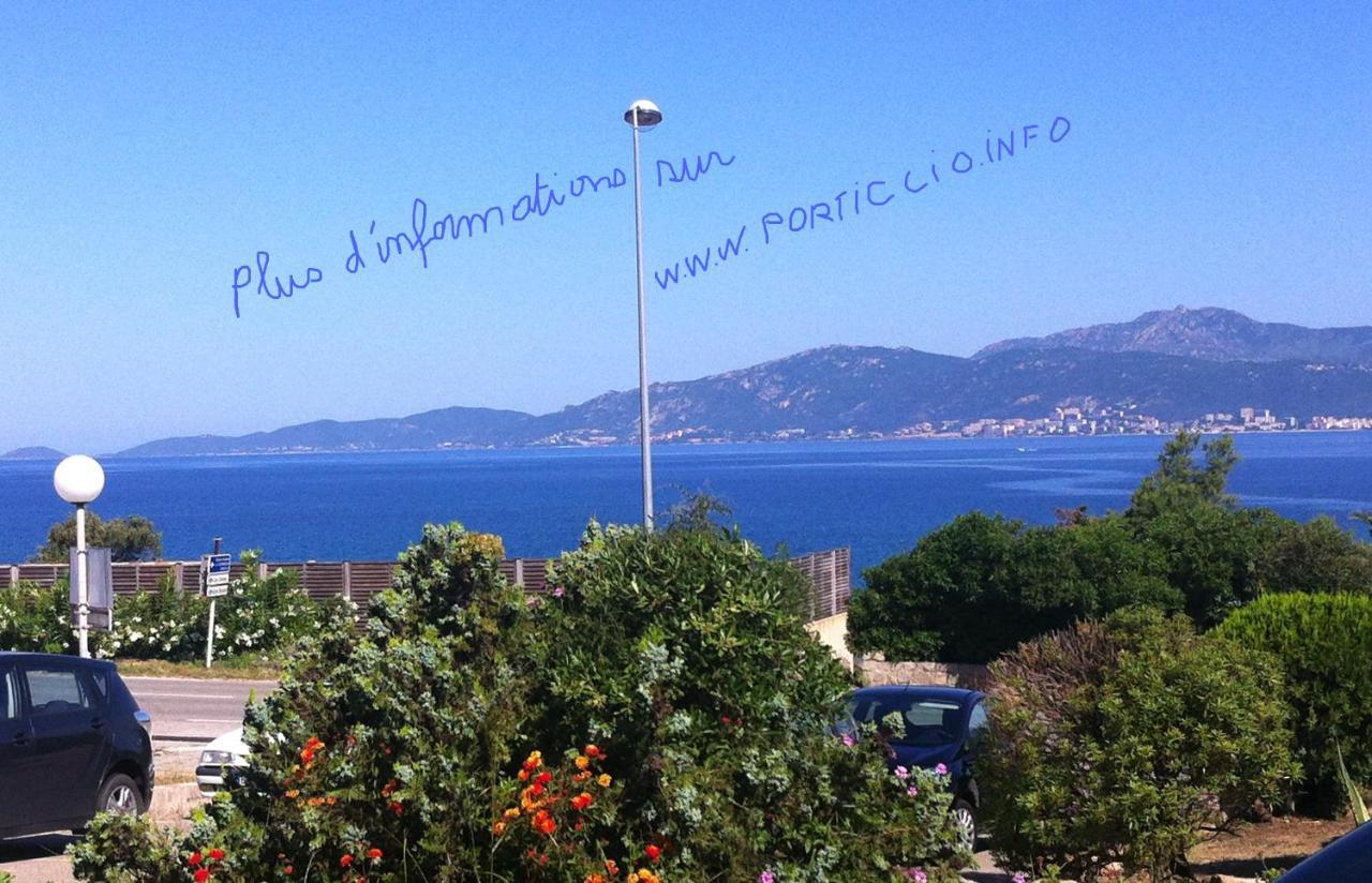 Vue Mer Panoramique Plage 50M Porticcio Corse Esterno foto