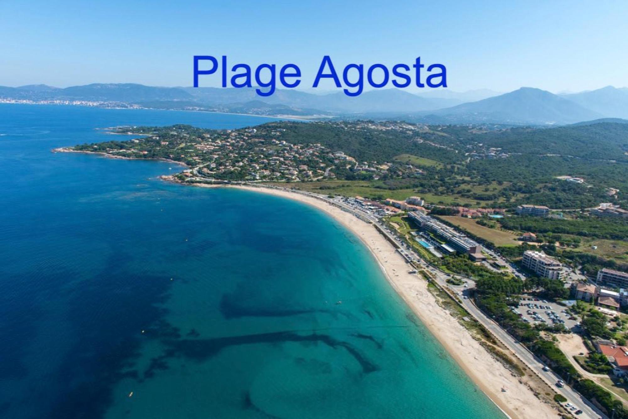 Vue Mer Panoramique Plage 50M Porticcio Corse Esterno foto