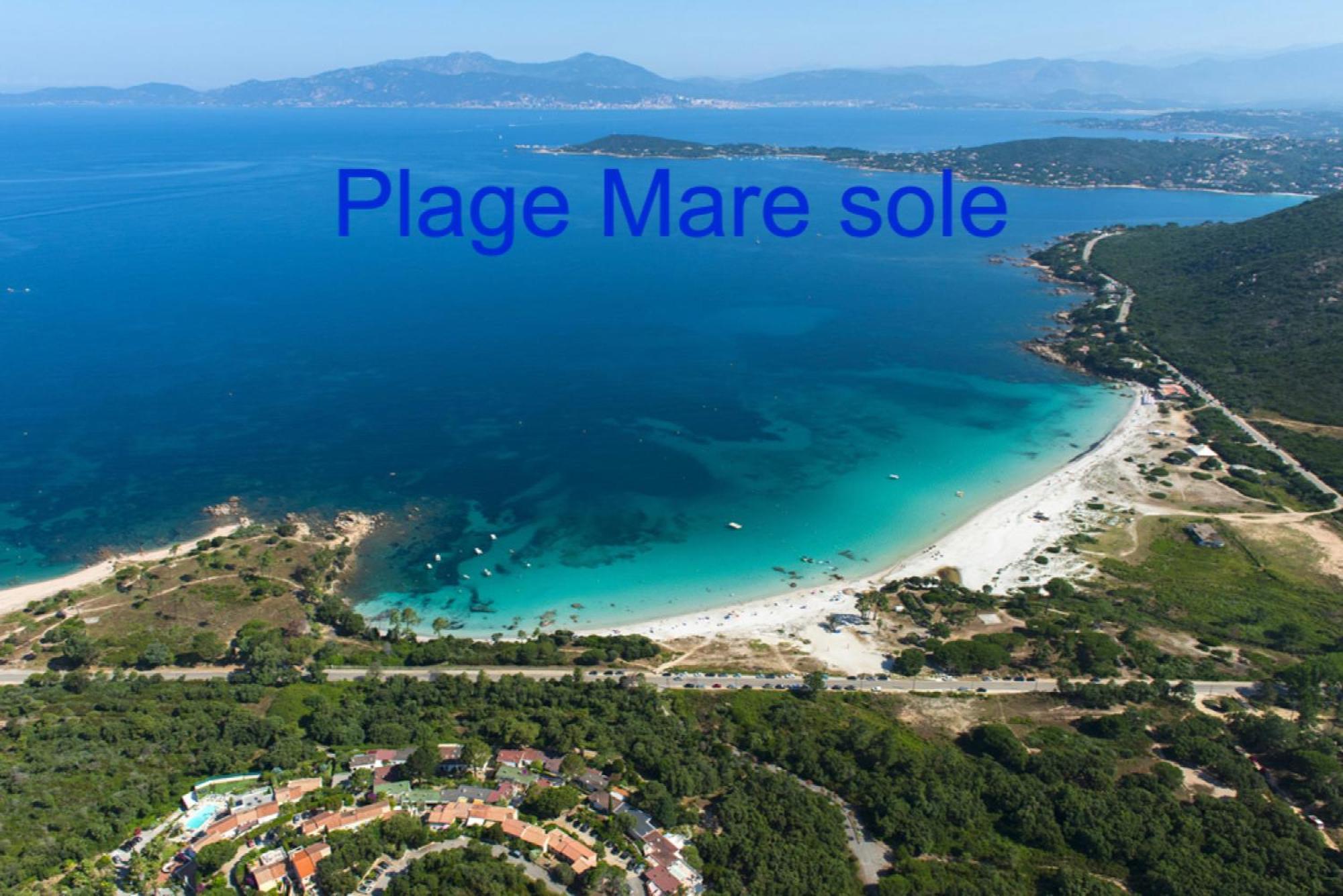 Vue Mer Panoramique Plage 50M Porticcio Corse Esterno foto